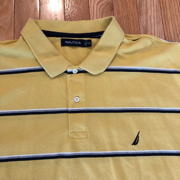 Men’s Nautica Striped Polo Sz.XXL Great Shape!! - Picture 3 of 4